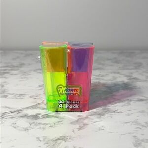 Neon Shot Glasses 4 Pack